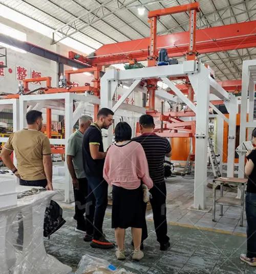 โครงการสายการผลิตอิฐน้ำหนักเบาสำหรับลูกค้าชาวแอลเบเนีย